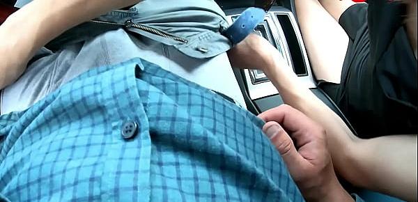  He Fucked me Hard during the Trip right in the Car! Fucking My Stepsister In The Car!